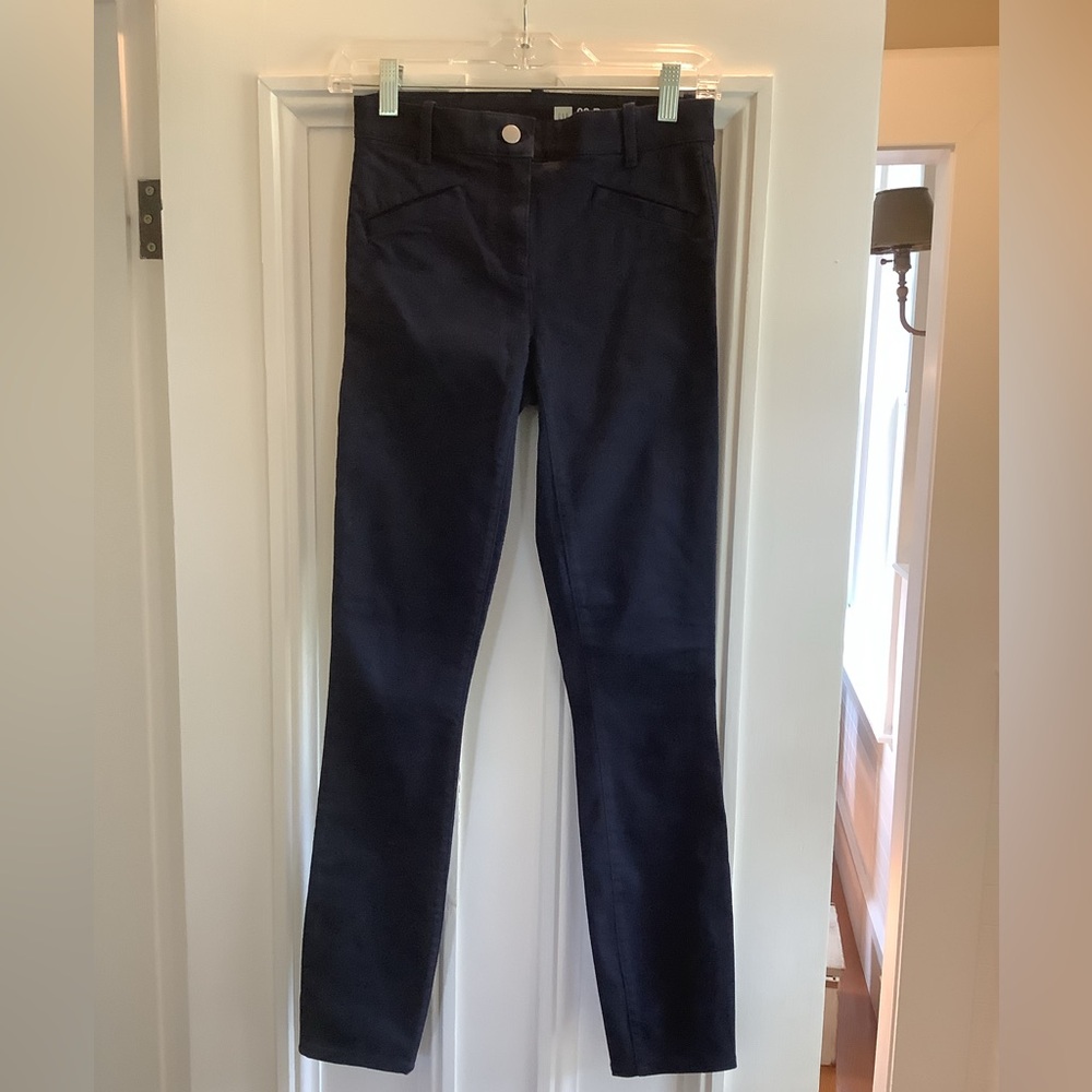 NWOT Gap Navy Modern Stretch Skinny Pants Sz 00